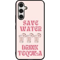 Coque Samsung Galaxy A54 5G - Silicone rigide noir Cocktail Save Water Drink Tequila