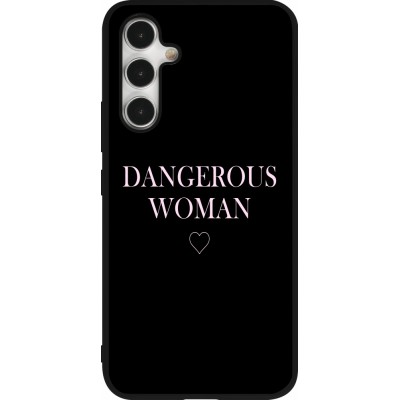 Coque Samsung Galaxy A54 5G - Silicone rigide noir Dangerous woman