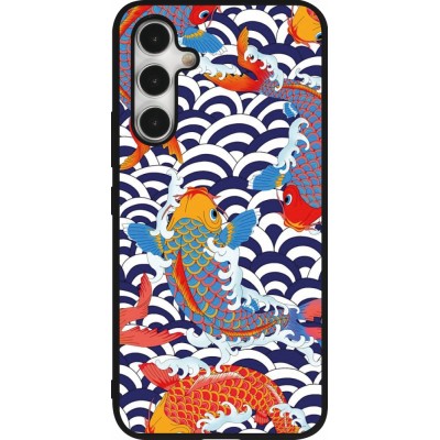 Coque Samsung Galaxy A54 5G - Silicone rigide noir Easter 2023 japanese fish