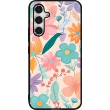 Samsung Galaxy A54 Case Hülle - Silikon schwarz Easter 2024 spring flowers