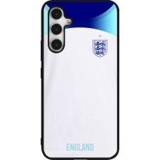 Coque Samsung Galaxy A54 5G - Silicone rigide noir Maillot de football Angleterre 2022 personnalisable