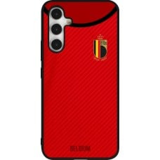 Coque Samsung Galaxy A54 5G - Silicone rigide noir Maillot de football Belgique 2022 personnalisable