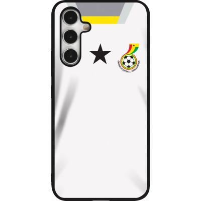 Coque Samsung Galaxy A54 5G - Silicone rigide noir Maillot de football Ghana 2022 personnalisable