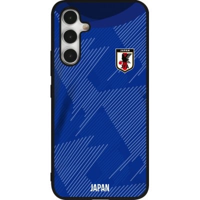 Coque Samsung Galaxy A54 5G - Silicone rigide noir Maillot de football Japon 2022 personnalisable