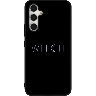 Coque Samsung Galaxy A54 5G - Silicone rigide noir Halloween 22 witch word