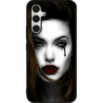 Coque Samsung Galaxy A54 5G - Silicone rigide noir Halloween 2023 gothic vampire