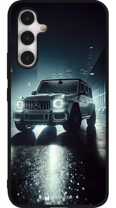 Coque Samsung Galaxy A54 5G - Silicone rigide noir Mercedes G AMG Night