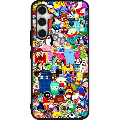 Coque Samsung Galaxy A54 5G - Silicone rigide noir Mixed cartoons