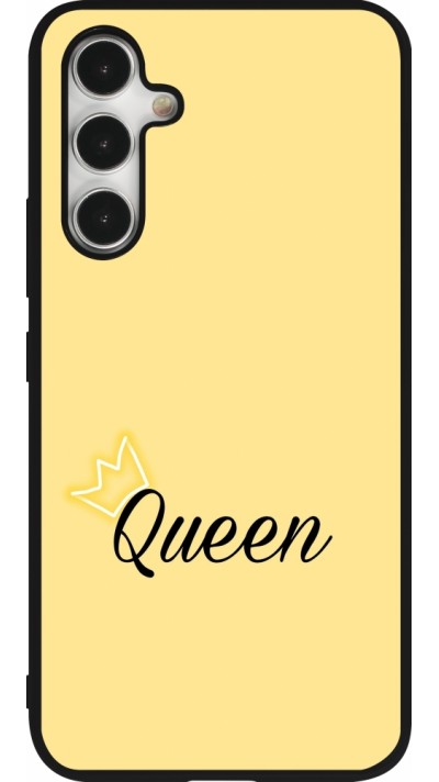 Coque Samsung Galaxy A54 5G - Silicone rigide noir Mom 2024 Queen