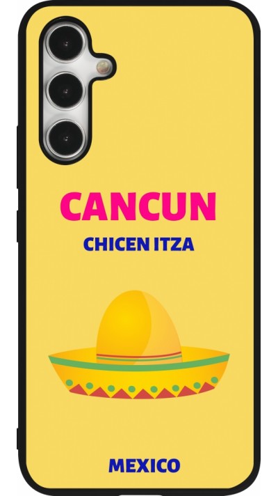 Coque Samsung Galaxy A54 5G - Silicone rigide noir Pop Summer Destination Cancun