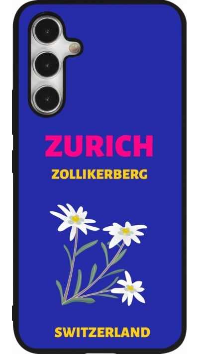 Coque Samsung Galaxy A54 5G - Silicone rigide noir Pop Summer Destination Zurich