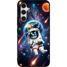 Coque Samsung Galaxy A54 5G - Silicone rigide noir VR SpaceCat Odyssey