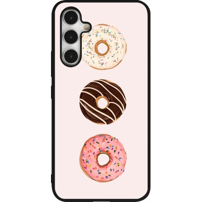 Coque Samsung Galaxy A54 5G - Silicone rigide noir Spring 23 donuts