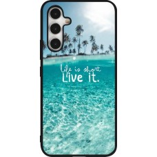 Coque Samsung Galaxy A54 5G - Silicone rigide noir Summer 18 24