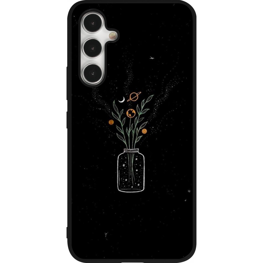 Coque Samsung Galaxy A54 5G - Silicone rigide noir Vase black