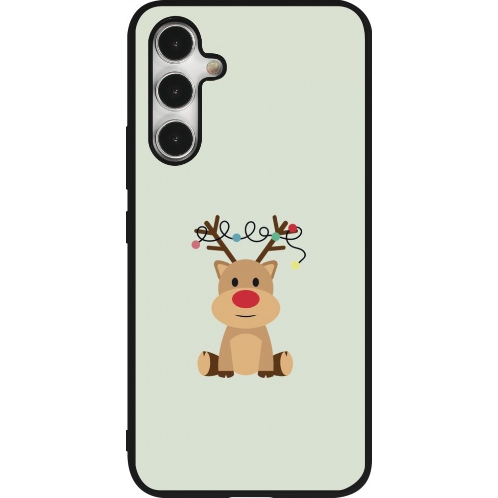 Coque Samsung Galaxy A54 5G - Silicone rigide noir Christmas 22 baby reindeer