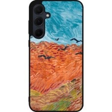 Coque Samsung Galaxy A55 5G - Silicone rigide noir Autumn 22 Van Gogh style