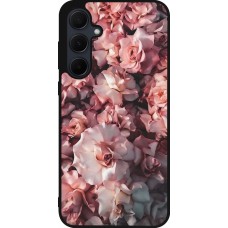 Coque Samsung Galaxy A55 5G - Silicone rigide noir Beautiful Roses