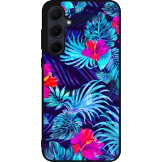 Samsung Galaxy A55 5G Case Hülle - Silikon schwarz Blue Forest