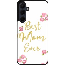 Coque Samsung Galaxy A55 5G - Silicone rigide noir Mom 2024 best Mom ever