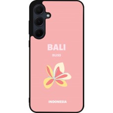 Samsung Galaxy A55 5G Case Hülle - Silikon schwarz Pop Summer Destination Bali