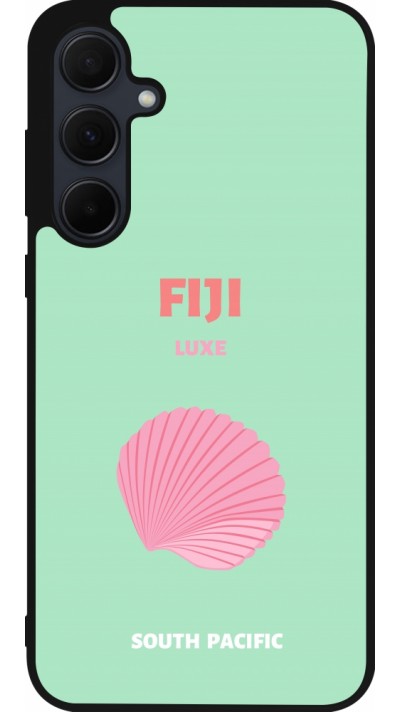 Coque Samsung Galaxy A55 5G - Silicone rigide noir Pop Summer Destination Fiji