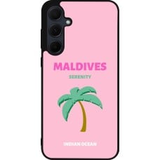 Coque Samsung Galaxy A55 5G - Silicone rigide noir Pop Summer Destination Maldives