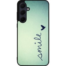 Samsung Galaxy A55 5G Case Hülle - Silikon schwarz Smile