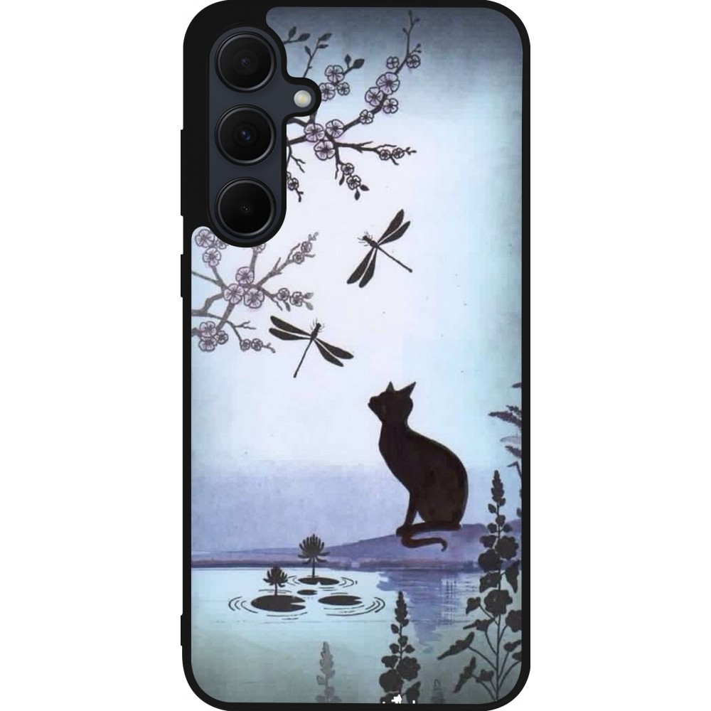 Samsung Galaxy A55 5G Case Hülle - Silikon schwarz Spring 19 12