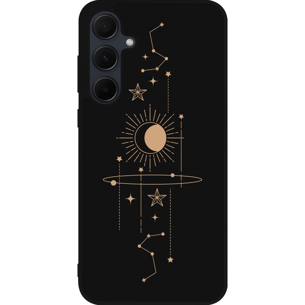 Samsung Galaxy A55 5G Case Hülle - Silikon schwarz Spring 23 astro