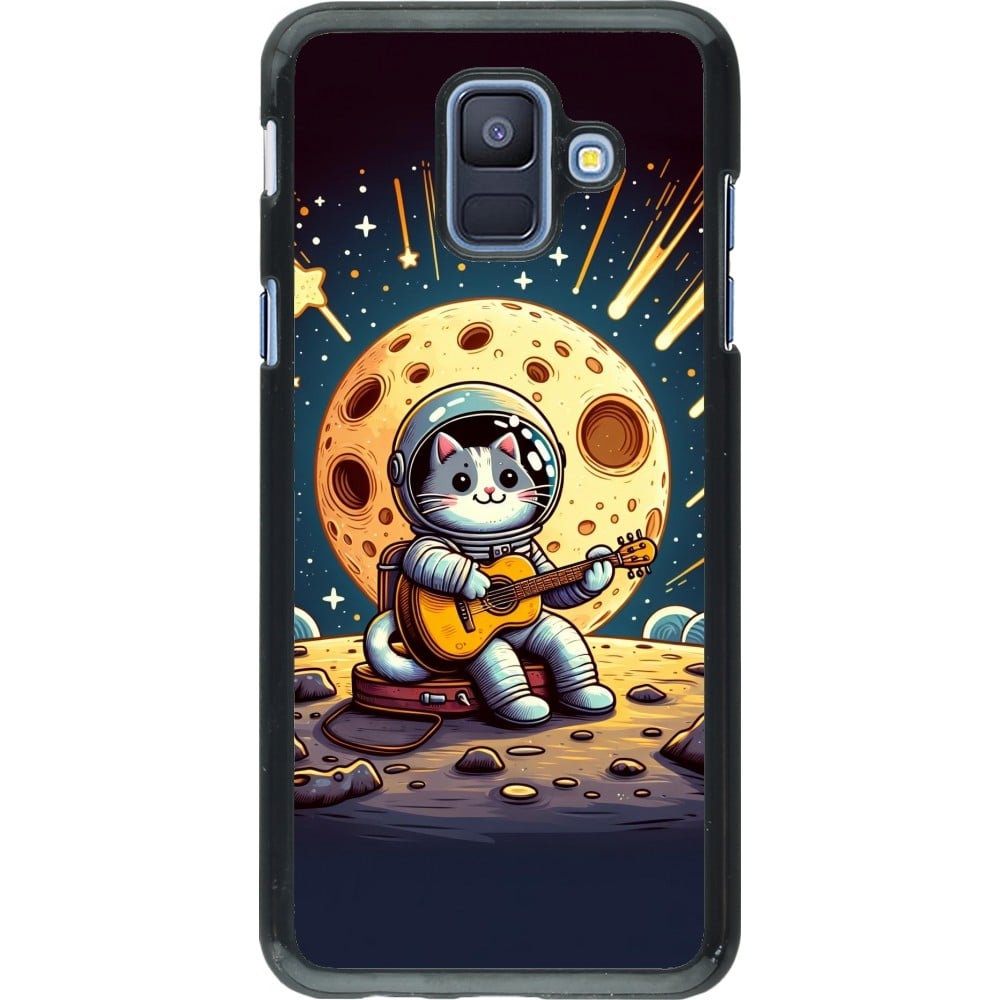 Coque Samsung Galaxy A6 - AstroCat RockLune