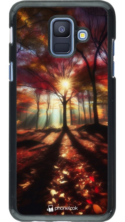 Coque Samsung Galaxy A6 - Automne doré glare