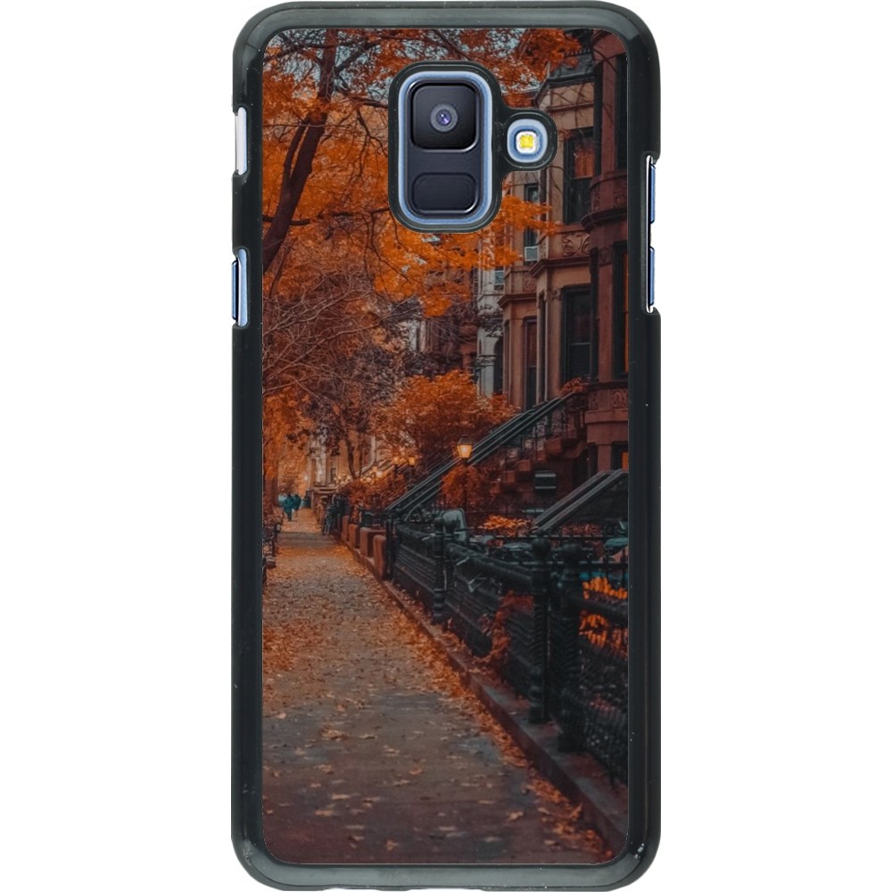 Samsung Galaxy A6 Case Hülle - Autumn 2024 city