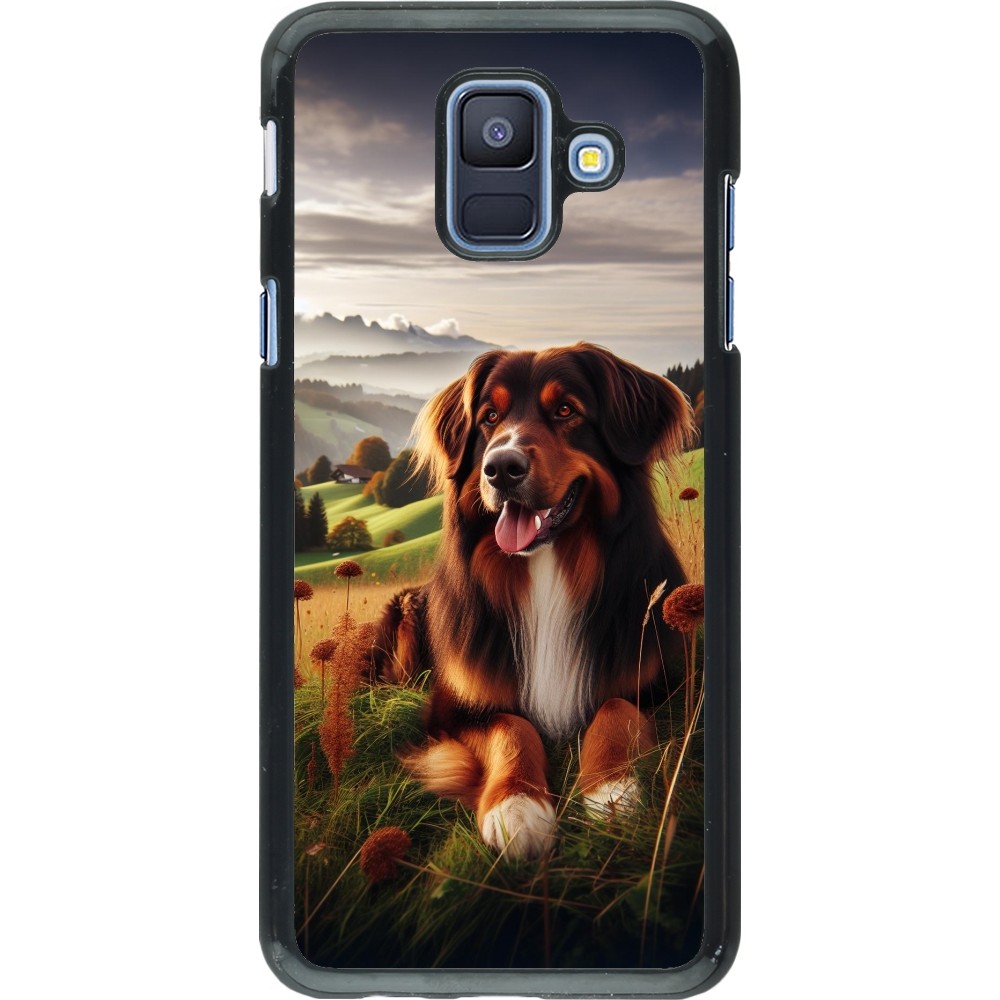 Coque Samsung Galaxy A6 - Chien Campagne Suisse