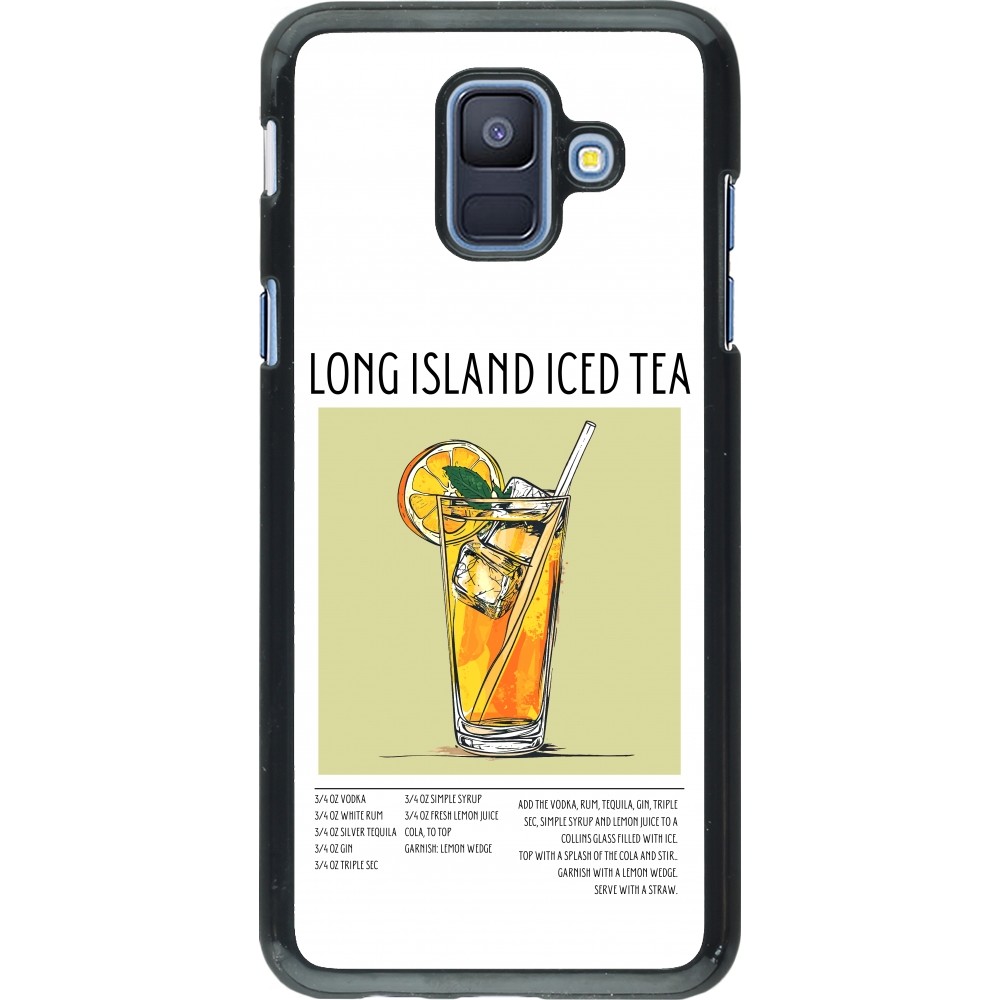 Samsung Galaxy A6 Case Hülle - Cocktail Rezept Long Island Ice Tea