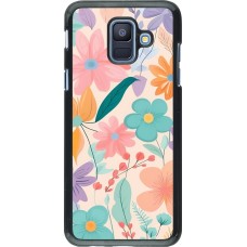 Samsung Galaxy A6 Case Hülle - Easter 2024 spring flowers