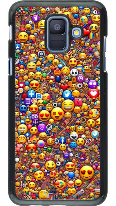 Coque Samsung Galaxy A6 - Emoji mixed