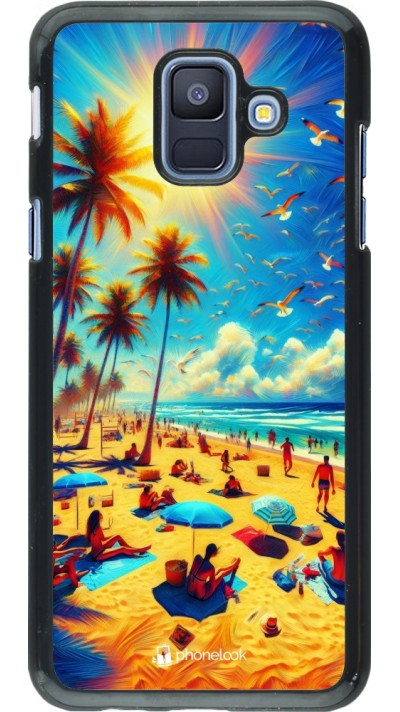 Coque Samsung Galaxy A6 - Été Paradis Paint