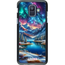 Coque Samsung Galaxy A6 - Fantasy Mountain Lake Sky Stars