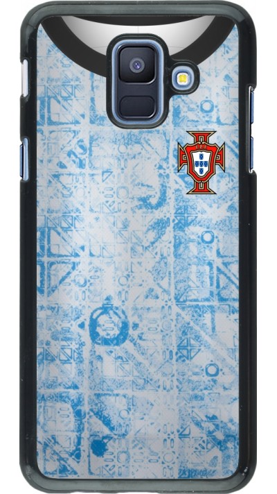 Coque Samsung Galaxy A6 - Maillot de football Portugal Extérieur personnalisable