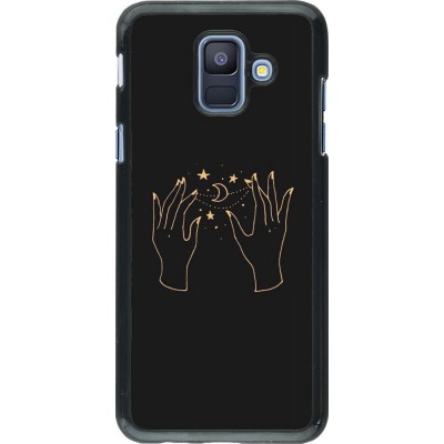 Coque Samsung Galaxy A6 - Grey magic hands