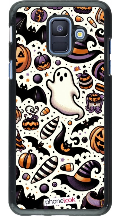 Coque Samsung Galaxy A6 - Halloween 2024 Cute Pattern