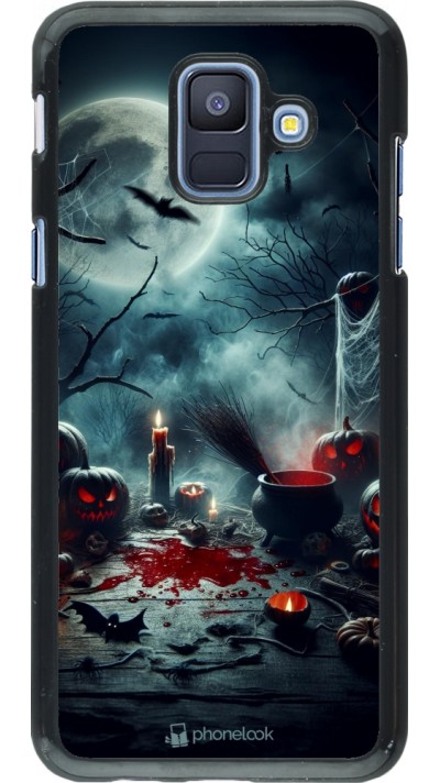 Coque Samsung Galaxy A6 - Halloween 2024 Dark Moon