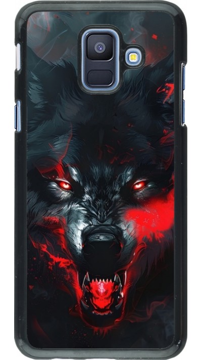 Coque Samsung Galaxy A6 - Halloween 2024 mad werewolf