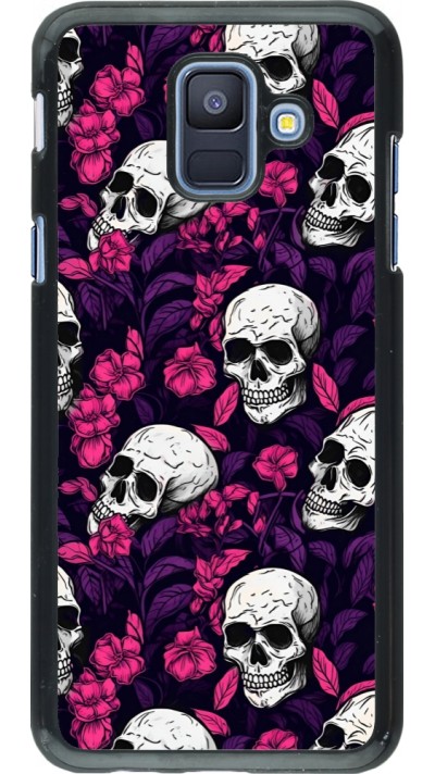 Coque Samsung Galaxy A6 - Halloween 2024 romantic skulls