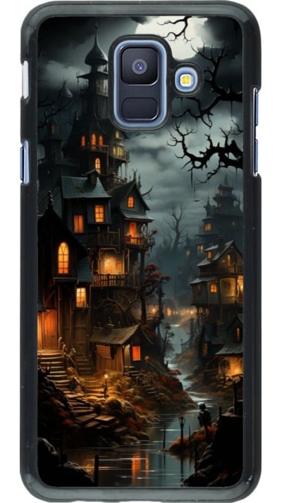 Coque Samsung Galaxy A6 - Halloween 2024 scary town