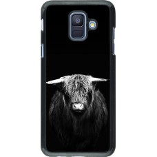 Samsung Galaxy A6 Case Hülle - Highland calf black