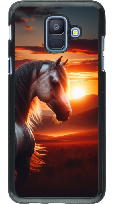 Coque Samsung Galaxy A6 - Majestic Sunset Horse