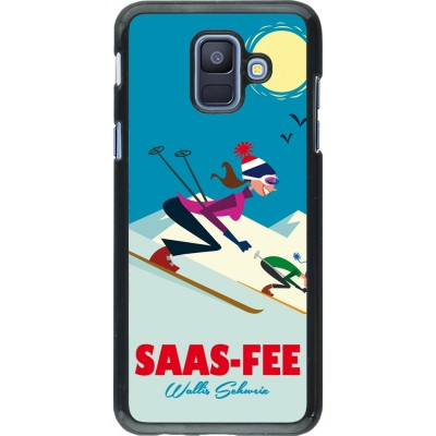 Coque Samsung Galaxy A6 - Saas-Fee Ski Downhill