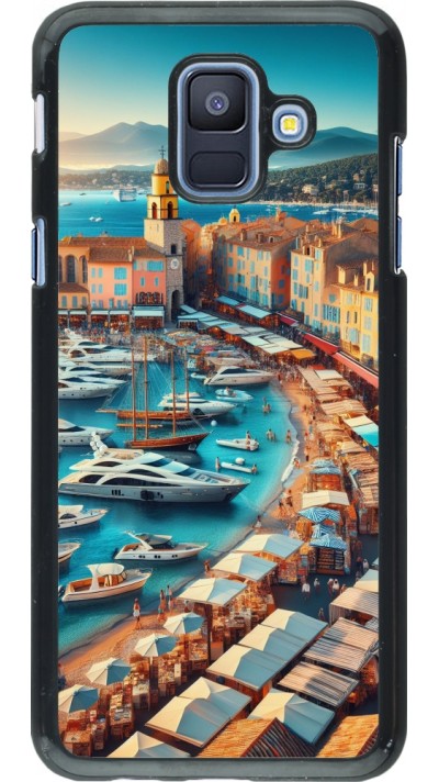 Coque Samsung Galaxy A6 - Saint-Tropez Beach